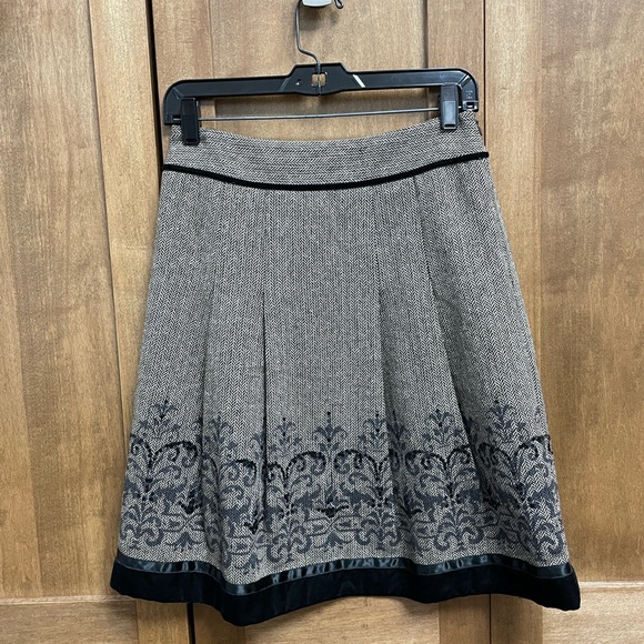 Loft Herringbone Skirt - Picture 1 of 8